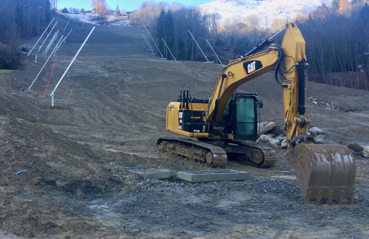 Pour le ski on déplace des montagnes